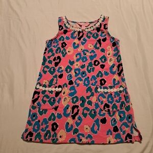 Lilly Pulitzer girls size xs 2-3 shift animal print VGUC